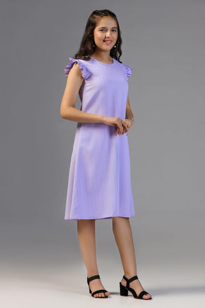 Fashion Dream Girls Solid Knee Length Dress|Girl Dress|Frock|Girls Casual Dress|Girls' Frock|Solid Dress for Girls|Knee Length for Girls|Kids Girls
