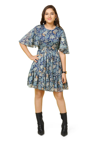 Fashion Dream Girl's Above Knee Length Fit and Flared Dresses