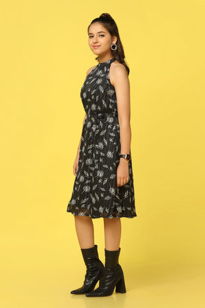 Fashion Dream Girl's Above Knee Length Fit and Flared Dresses