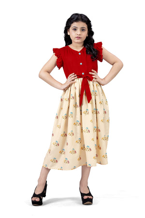 Fashion Dream Girl's Knee Length Dress