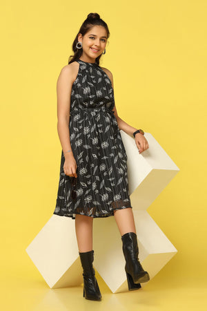 Fashion Dream Girl's Above Knee Length Fit and Flared Dresses