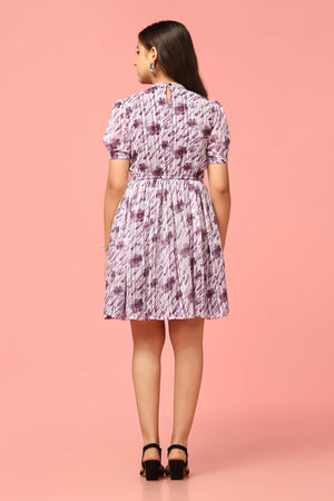Fashion Dream Girl's Above Knee Length Fit and Flared Dresses
