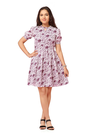 Fashion Dream Girl's Above Knee Length Fit and Flared Dresses