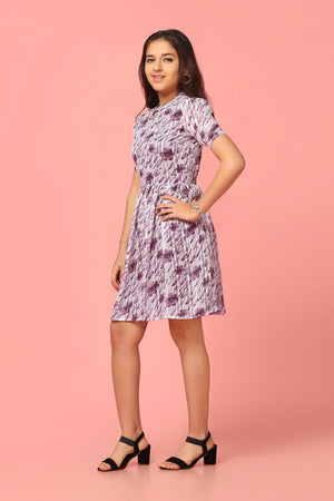 Fashion Dream Girl's Above Knee Length Fit and Flared Dresses