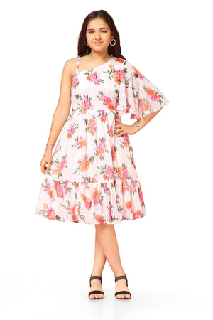 Fashion Dream Girl's Above Knee Length Fit and Flared Dresses