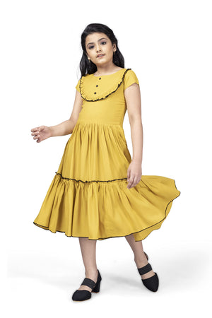 Fashion Dream Girl’s Knee Length Front Fastening Dress