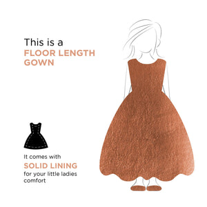 Girls Midi Gown