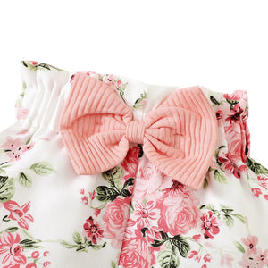 Girls Cotton and Polyester Short set