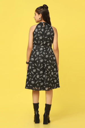 Fashion Dream Girl's Above Knee Length Fit and Flared Dresses