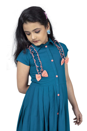 Fashion Dream Girl’s Knee Length Front Fastening Dress