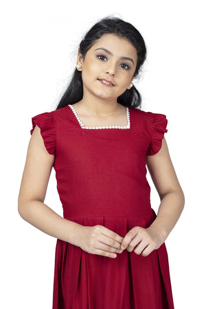 Fashion Dream Girl’s Knee Length Front Fastening Dress
