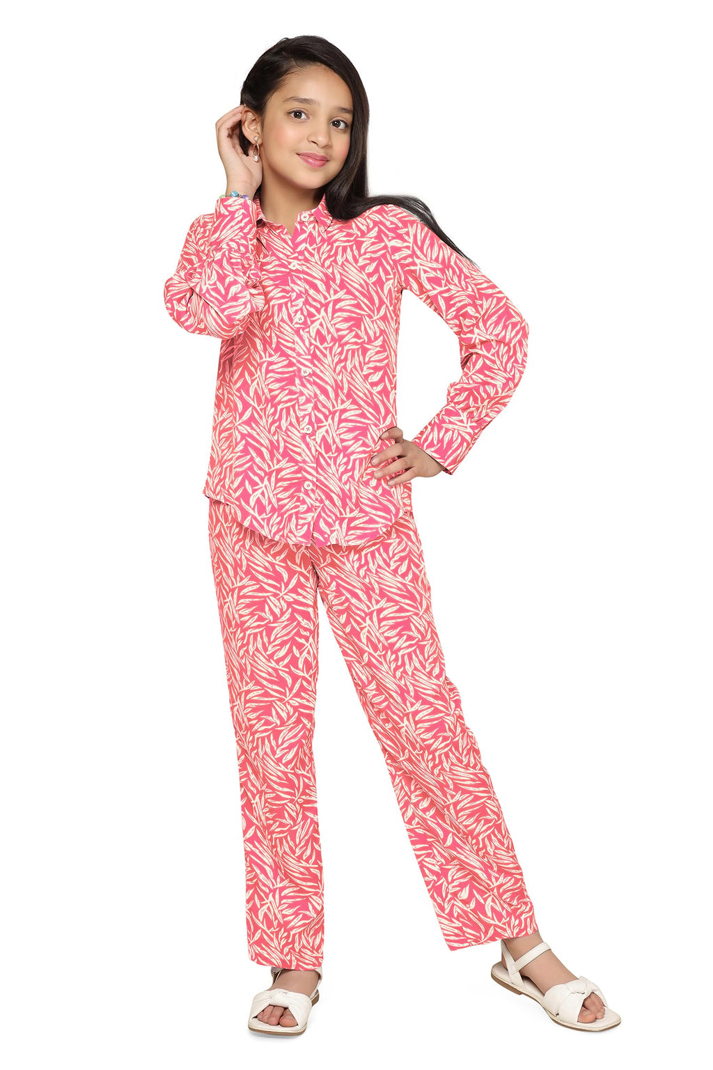 Fashion Dream Girl’s Cotton Blend Clothing Set|Coords Set For Girls|Outfits For Girls|Girls Combo Dress Set|Co-ords|Top And Pant Set|Kids co-ords Set