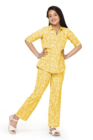 Fashion Dream Girl’s Cotton Blend Clothing Set|Coords Set For Girls|Outfits For Girls|Girls Combo Dress Set|Co-ords|Top And Pant Set|Kids co-ords Set