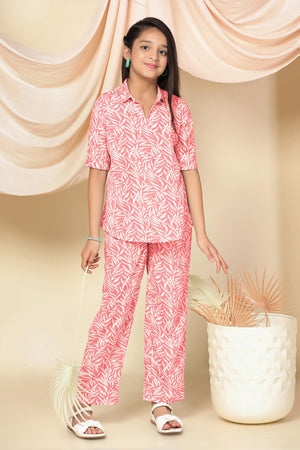 Fashion Dream Girl’s Cotton Blend Clothing Set|Coords Set For Girls|Outfits For Girls|Girls Combo Dress Set|Co-ords|Top And Pant Set|Kids co-ords Set