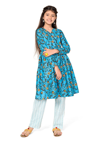 Fashion Dream Girls Cotton Kurta Set/Salwar Suit Set