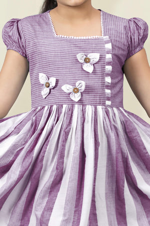 Fashion Dream Girls Stripe Ruffle Hem Dress