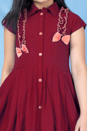 Fashion Dream Girl’s Knee Length Front Fastening Dress
