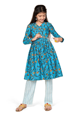 Fashion Dream Girls Cotton Kurta Set/Salwar Suit Set