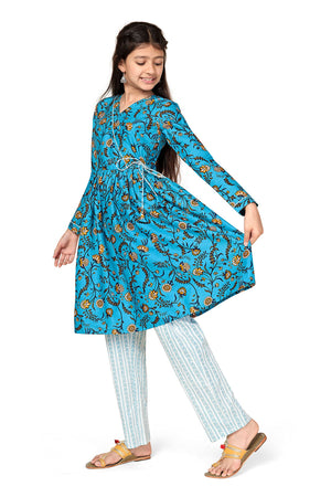 Fashion Dream Girls Cotton Kurta Set/Salwar Suit Set