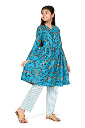 Fashion Dream Girls Cotton Kurta Set/Salwar Suit Set