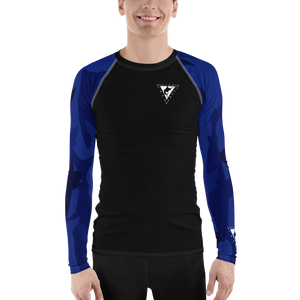 Men's Blue Coast Performance Rash Guard UPF 40+