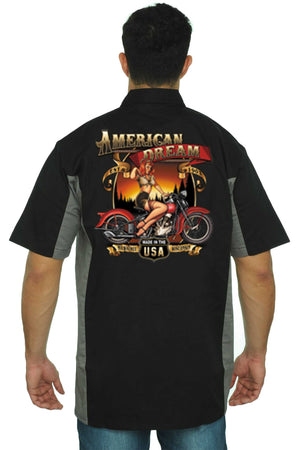 Men's Mechanic Work Shirt American Dream USA Pride