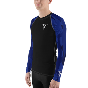 Men's Blue Coast Performance Rash Guard UPF 40+