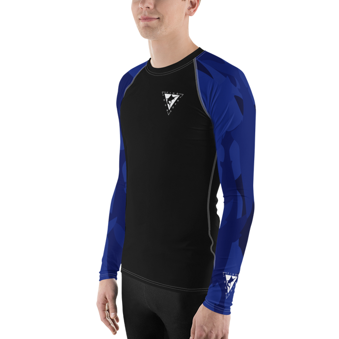 Men's Blue Coast Performance Rash Guard UPF 40+