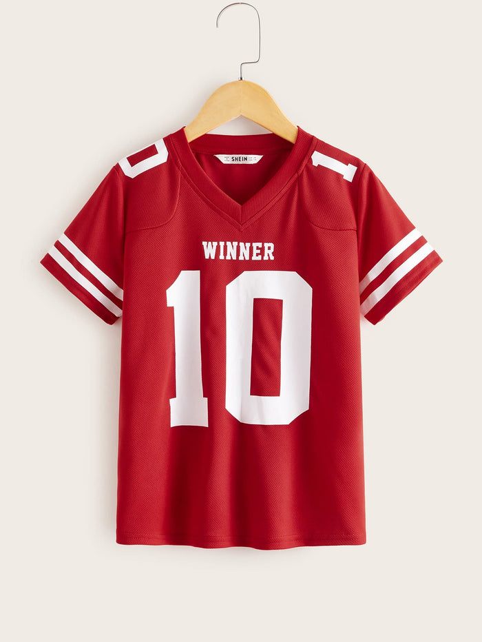 Boys Short Sleeve Varsity Tee