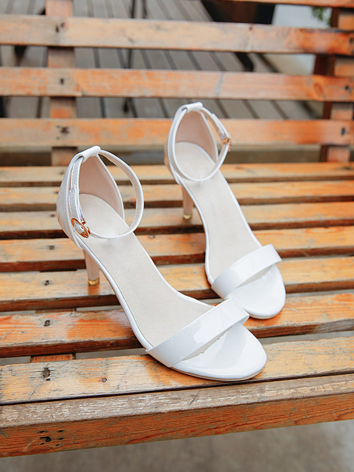 Ankle Strap Heeled Sandals
