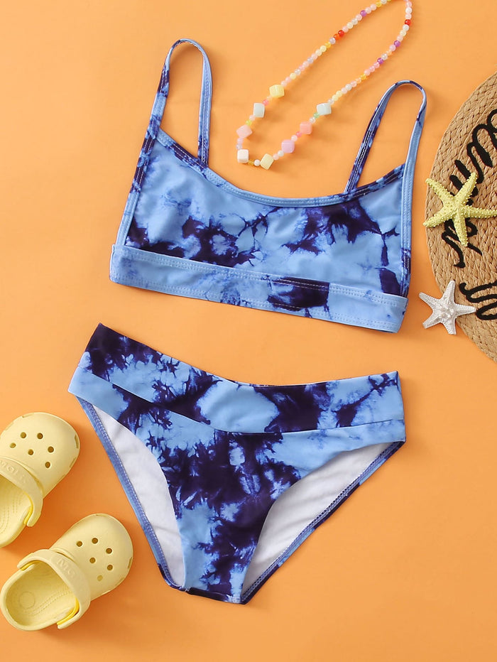 Girls Tie Dye Bikini Swimsuit