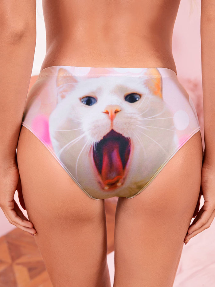 Cat Print Panty