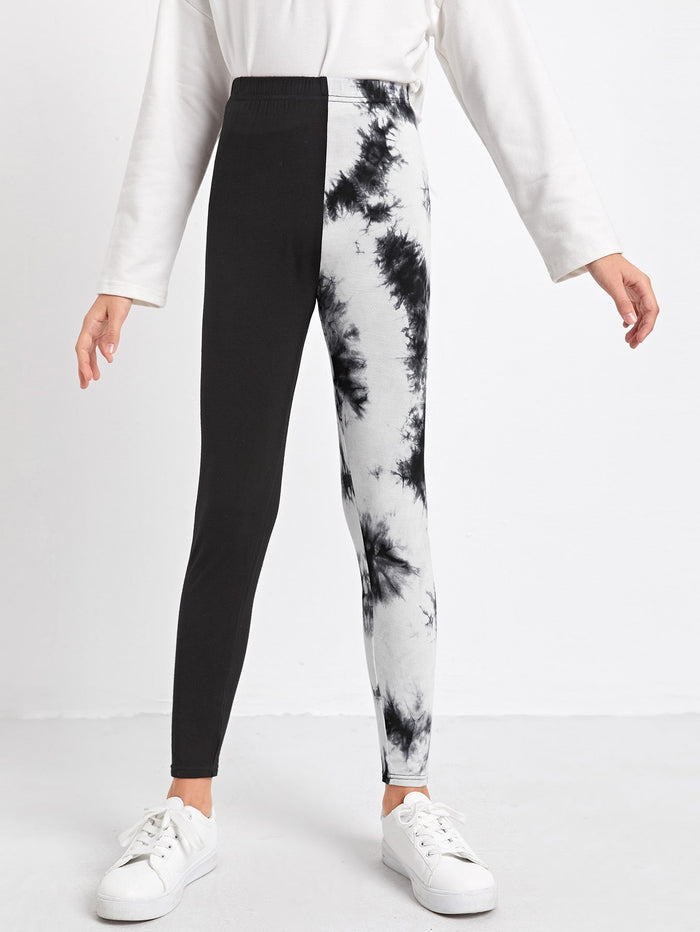 Girls Tie Dye Leggings