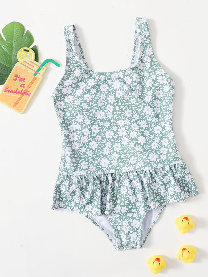 Toddler Girls Ditsy Floral One Piece Swimsuit