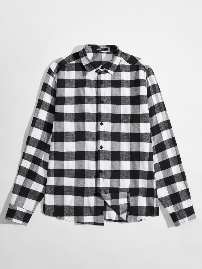 Men Buffalo Plaid Shirt
