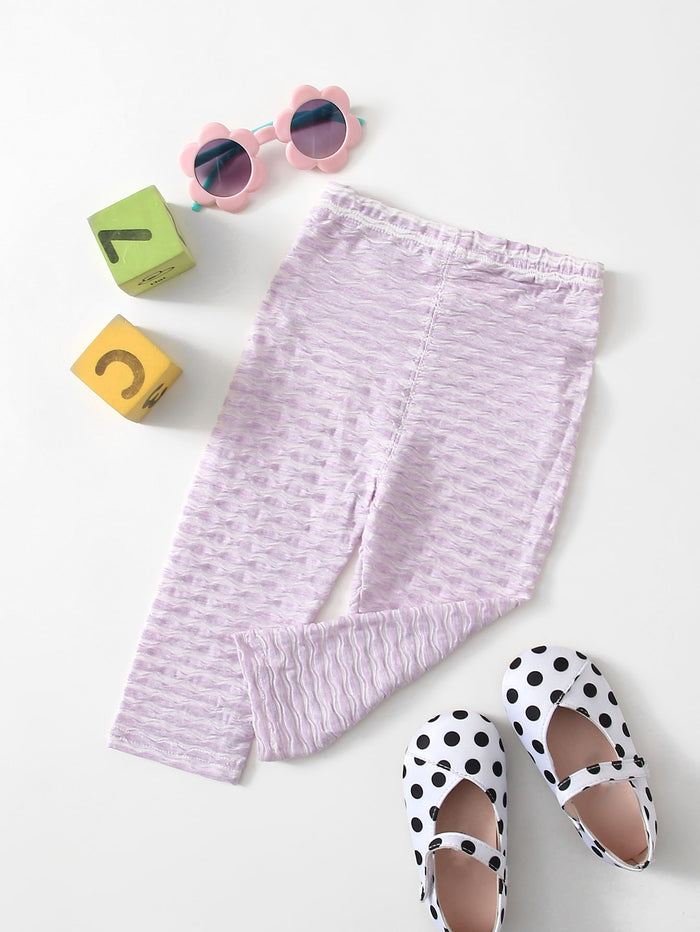 Toddler Girls Textured Leggings