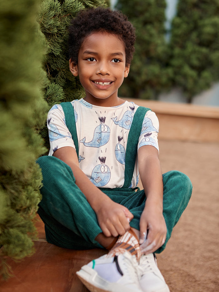 Boys Cartoon Graphic Top