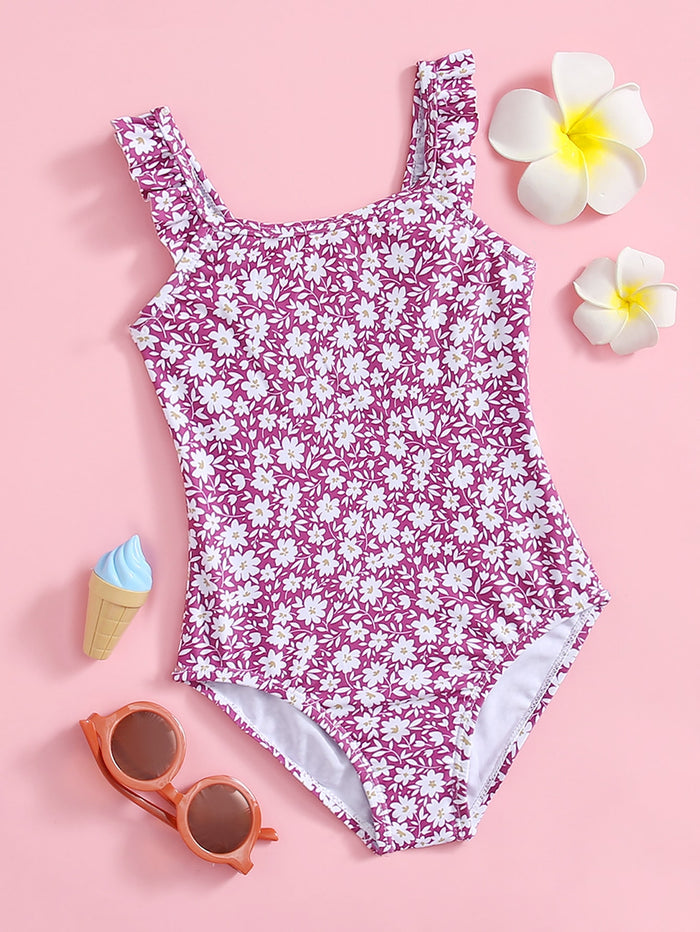 Toddler Girls Ditsy Floral One Piece Swimsuit