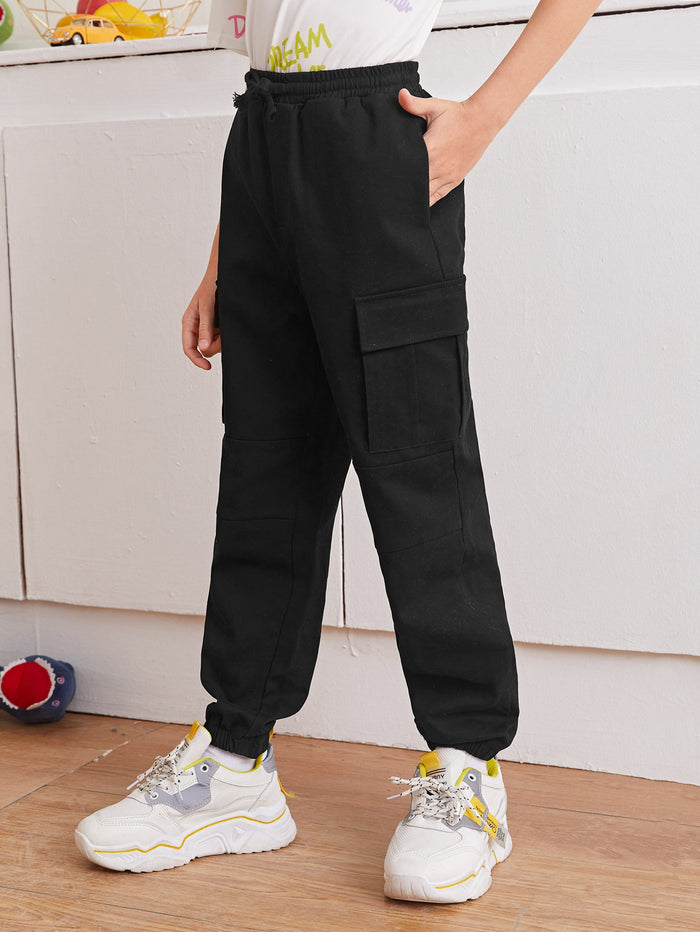 Boys Flap Pocket Pants