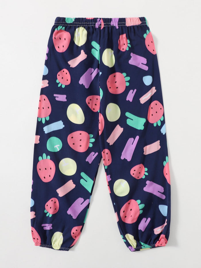 Toddler Girls 1pc Allover Print Pants