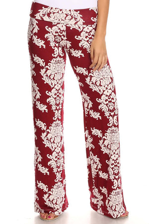 Women's Printed Palazzo Pants Made in USA