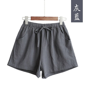 New Hot Summer Casual Cotton Linen Shorts
