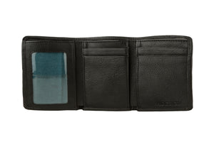 Best Leather Wallets - Hidesign Angle Stitch Leather Slim Trifold Wallet