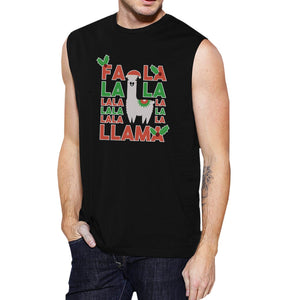 Workout Tank Tops - Falala Llama Mens Muscle Shirt