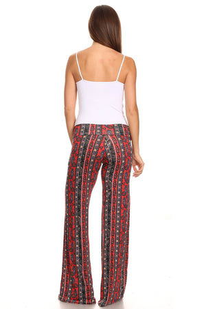 Women's Printed Palazzo Pants Made in USA