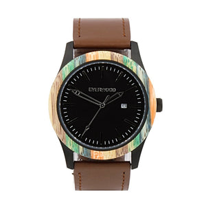 Men's Watches - Inverness | Multi Bamboo | Brown Leather