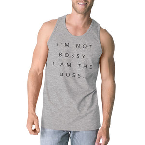 Workout Tank Tops - I'm Not Bossy Mens Funny Saying Gym Tank Top Humorous Gift For Him