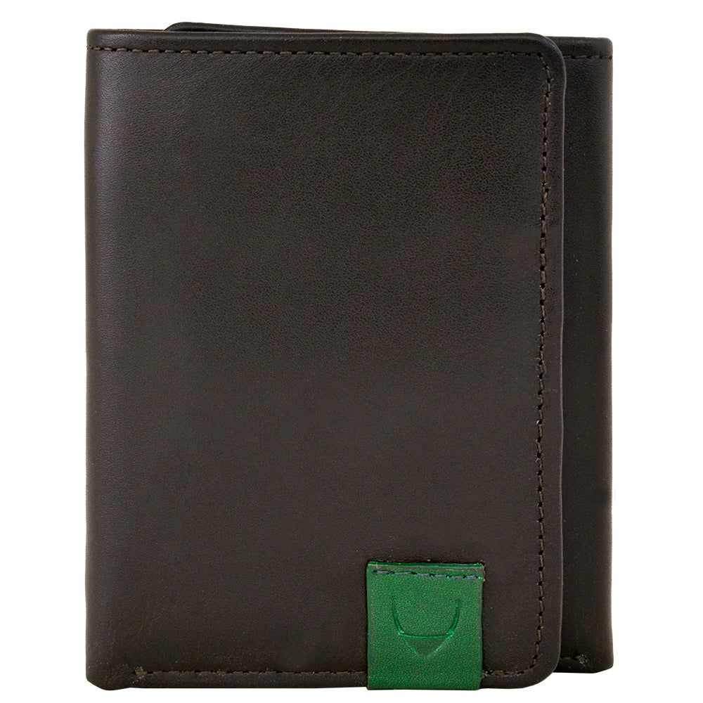 Best Leather Wallets - Dylan Compact Trifold Leather Wallet with ID Window