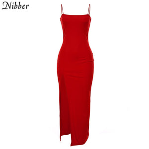 Red Black New Year Christmas Party Long Dresses