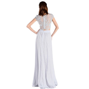 Women Dresses - Two Piece Maxi Dress